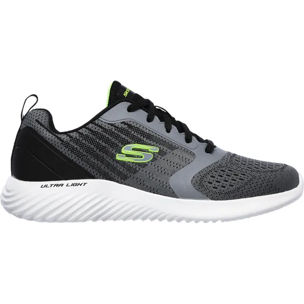 Skechers Skechers Bounder-Verkona Heren Sneakers - Charcoal/Grey