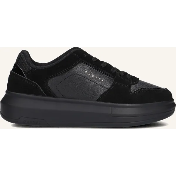 Cruyff Tennis Court Sneakers - Leren Sneaker - Dames - Zwart