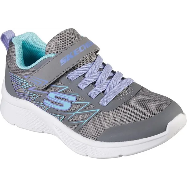 Skechers Skechers Meisjes Microspec Bold Delight Sneakers Kinderschoenen Grijs 302468L — vergelijk prijzen bij 1 winkel