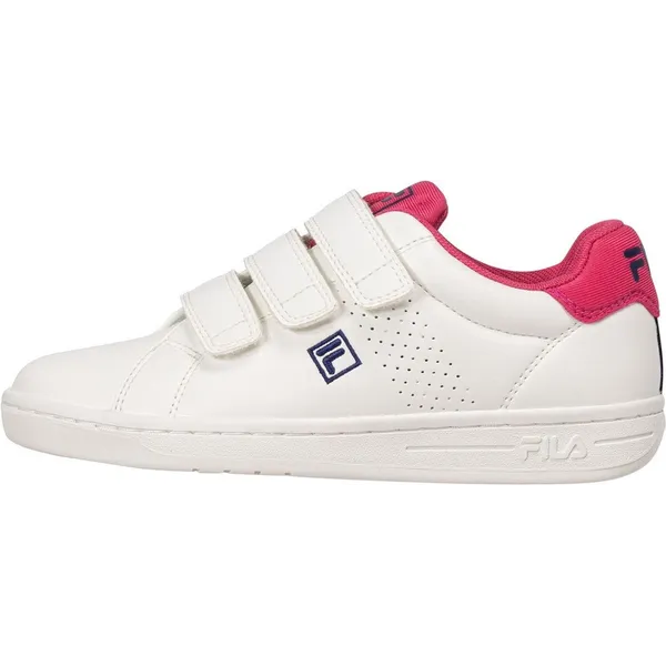 Fila Kinder Unisex Tennis Sneaker Crosscourt 2 Nt Kids White-Carmine