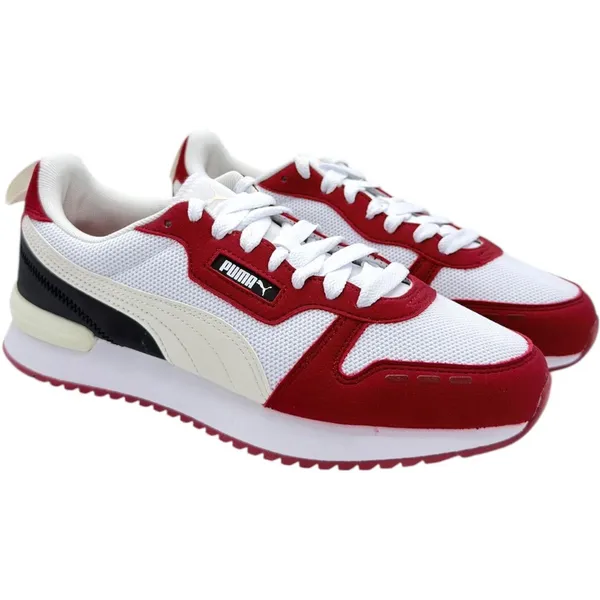 Puma R78 Wit/Zwart/Rood