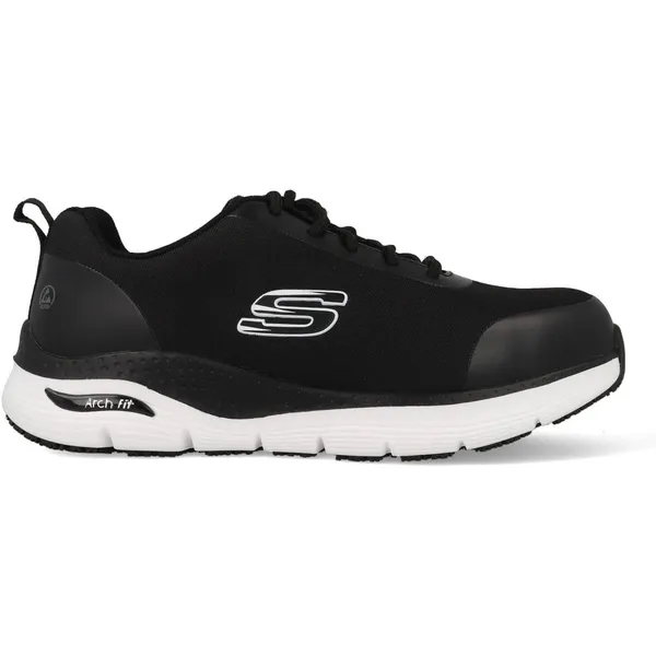 Skechers Veiligheidssneakers Srringstap Arch Fit Bkw Zwart/Wit, foto 2 van 2