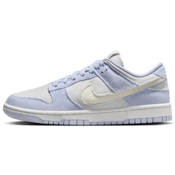 Nike Nike Dunk Low Denim Sneakers Lila/Wit – Heren/Dames – Maat 40