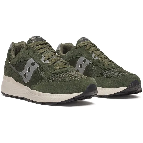 Saucony Sneakers donkergroen - wit - grijs