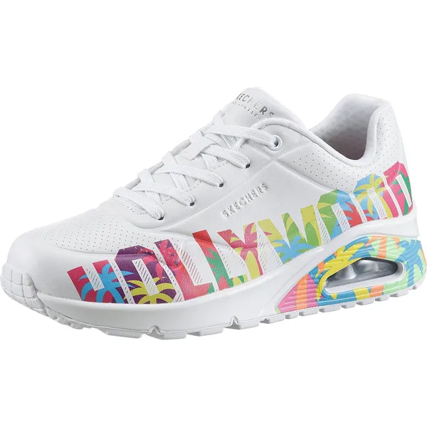 Skechers Skechers Dames Uno - ÉÉN VOOR STERREN! Sneaker Hollywood 177995 WMLT wit/kleurrijk — vergelijk prijzen bij 1 winkel