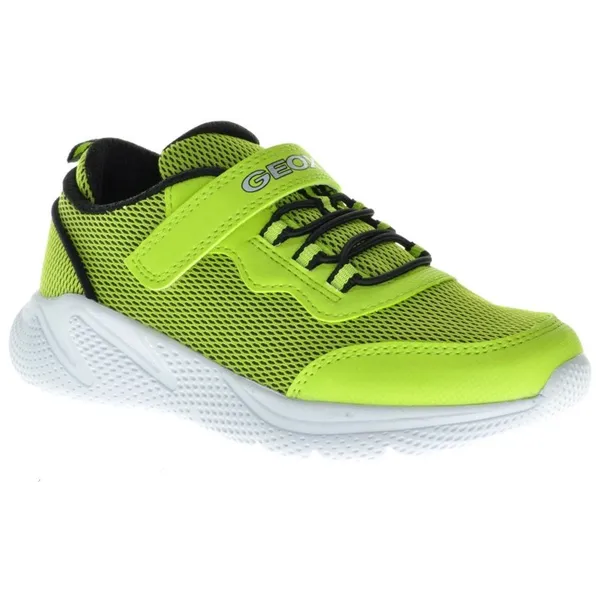 GEOX GEOX Sprintye Fluo Groene Sneaker Voor Jongens