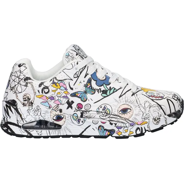 Skechers Skechers Uno Process Sketch heren sneaker - Wit