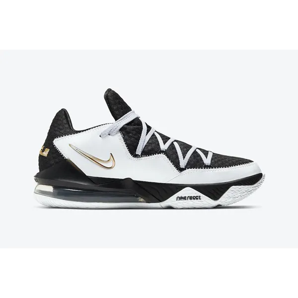Nike x Lebron Xvii Low Basketbal NBA Zwart/Wit/Goud LET, vergelijk prijzen bij 1 winkel