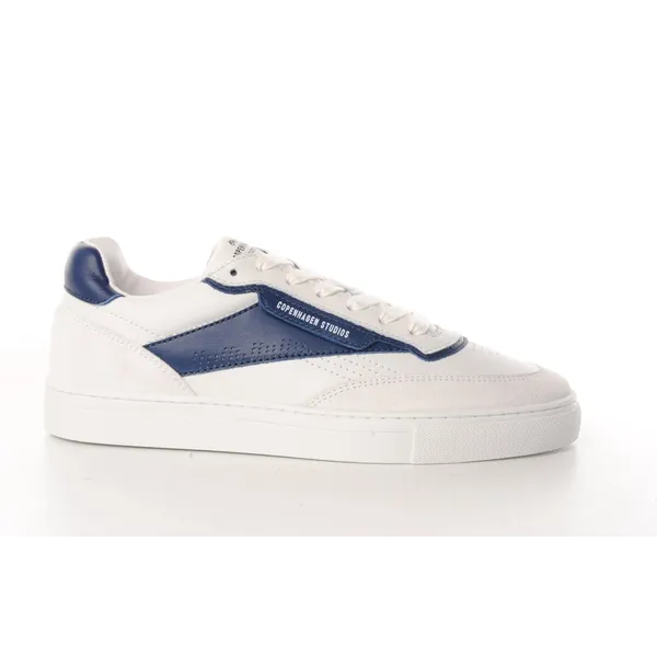 Copenhagen Studios Copenhagen Studios heren sneaker Villeneuve wit met blauw leder — vergelijk prijzen bij 1 winkel