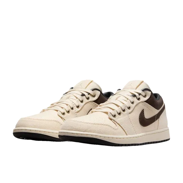 Nike Air Jordan 1 Low Premium Beige Baroque Brown, vergelijk prijzen bij 2 winkels