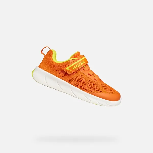Geox Foot-Run Oranje/Limoen Kids, vergelijk prijzen bij 1 winkel
