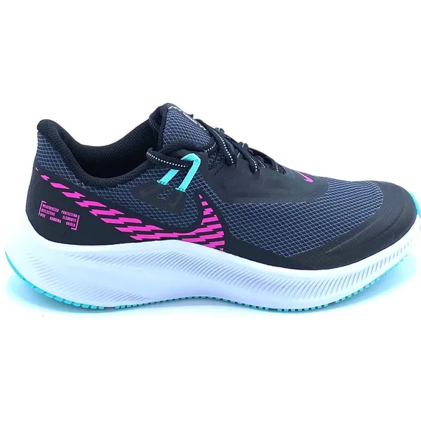 Nike Quest 3 Shield Zwart/Roze/Mint, vergelijk prijzen bij 1 winkel