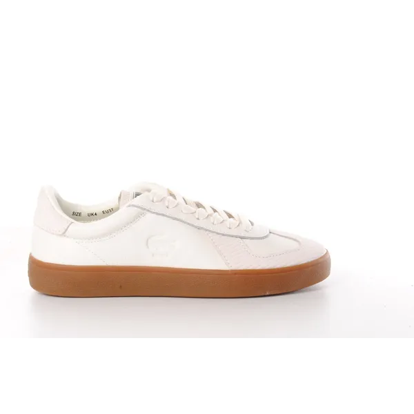Lacoste Lacoste dames sneaker Baseshot D II suède en leder beige