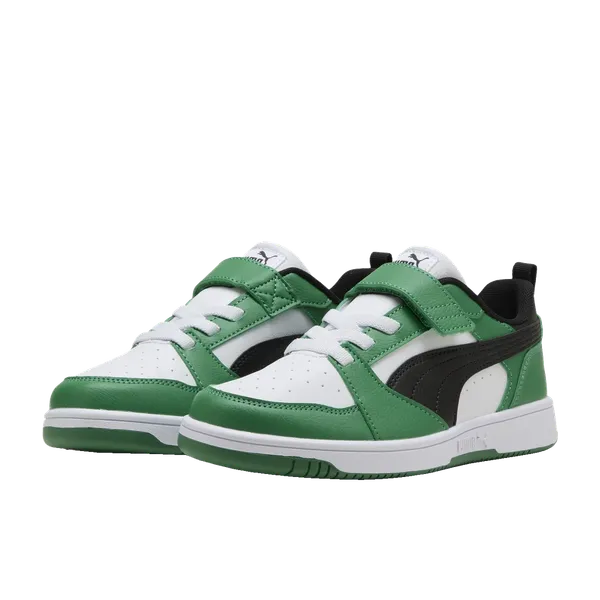 Rebound V6 Lo Puma White-Black-Archive Green, vergelijk prijzen bij 2 winkels