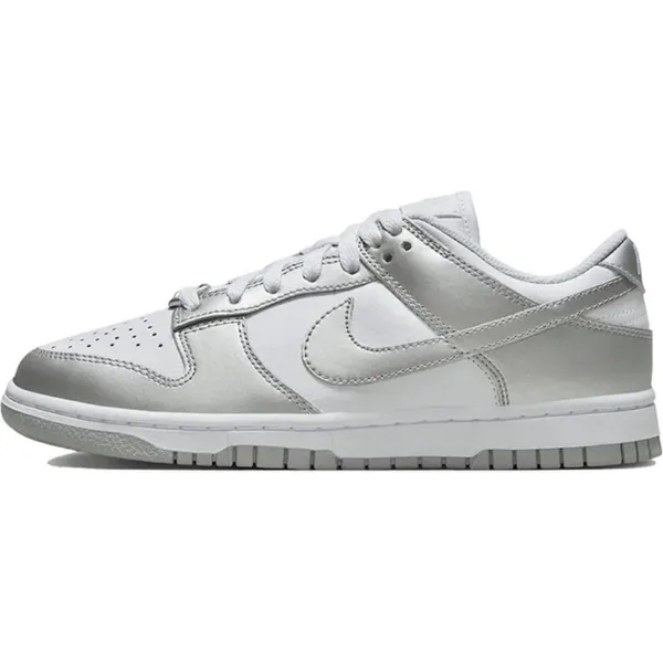 Nike Nike Dunk Low - 44 - Zilver / Wit - Sneakers Unisex