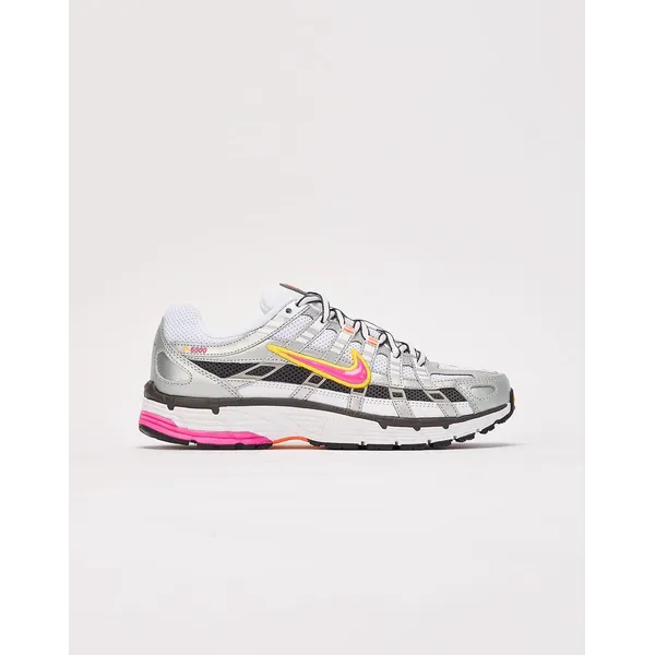 Nike P-6000 White/Laser Fuchsia-Mtlc Platinum
