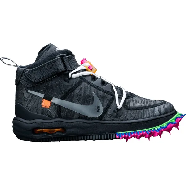 Nike Nike Air Force 1 Mid Off-White Black DO6290-001 Wit