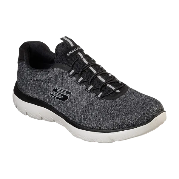 Skechers Sport Summits Forton Wide Fit Zwart/Wit, vergelijk prijzen bij 1 winkel