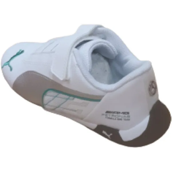 PUMA PUMA Sneakers -  Mercedes - Jongens -  Kinderen - Wit/Silver/Blauw