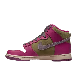 Nike Dunk High roze