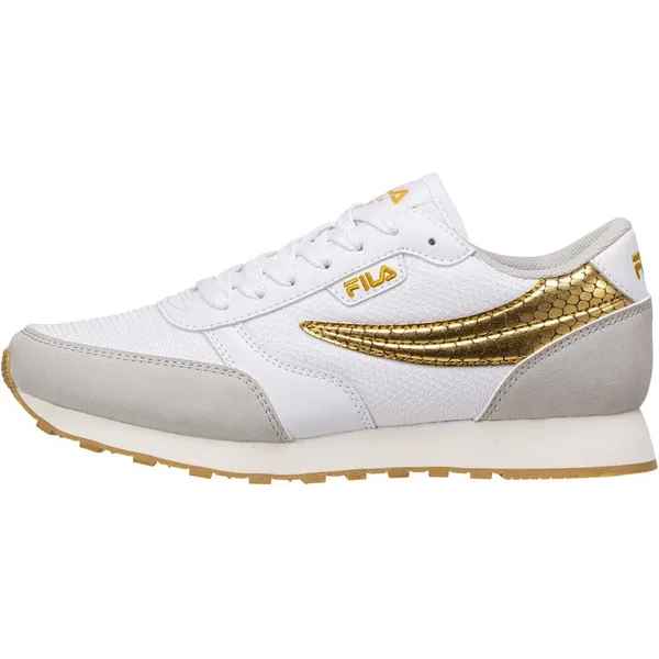 Fila Retro Laufschuh Low Orbit F White/Gold, vergelijk prijzen bij 1 winkel