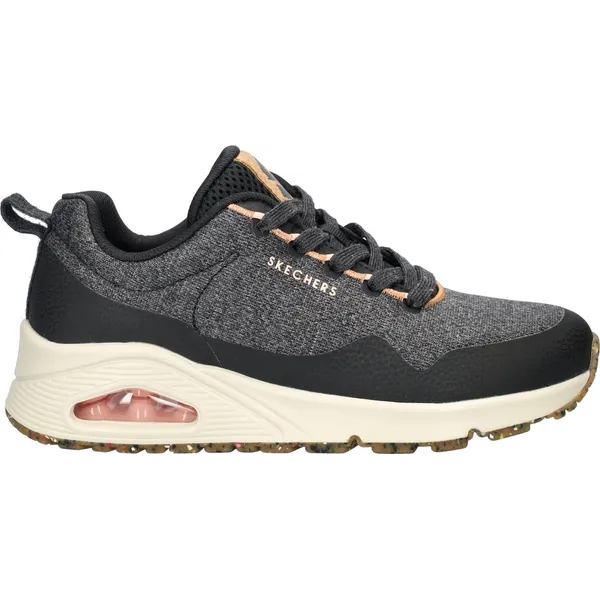 Skechers Uno - Pla-Knit Zwart
