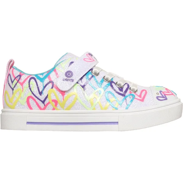 Skechers Skechers TWINKLE SPARKS-LOVE MEDLEY Meisjes Sneakers - Wit — vergelijk prijzen bij 1 winkel