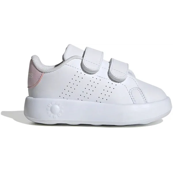 Adidas Advantage wit - roze
