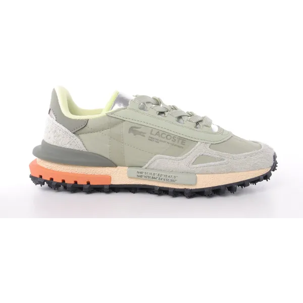 Lacoste Lacoste dames sneaker Elite D suède en nylon kaki