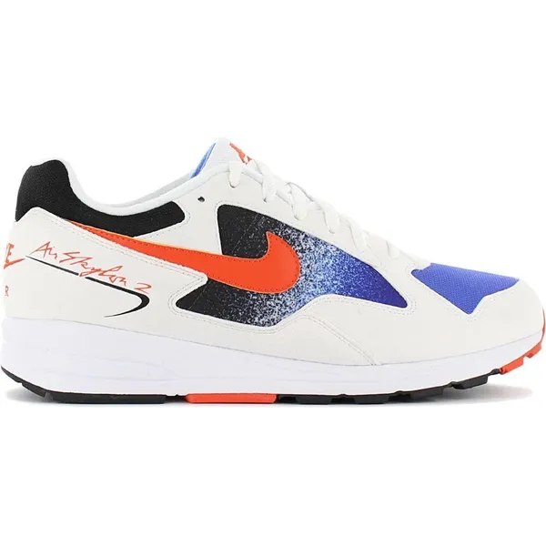 Nike Nike Air Skylon 2 Heren Retro Sneakers Sport Casual Schoenen Wit-Oranje  - Maat EU 40.5 US 7.5