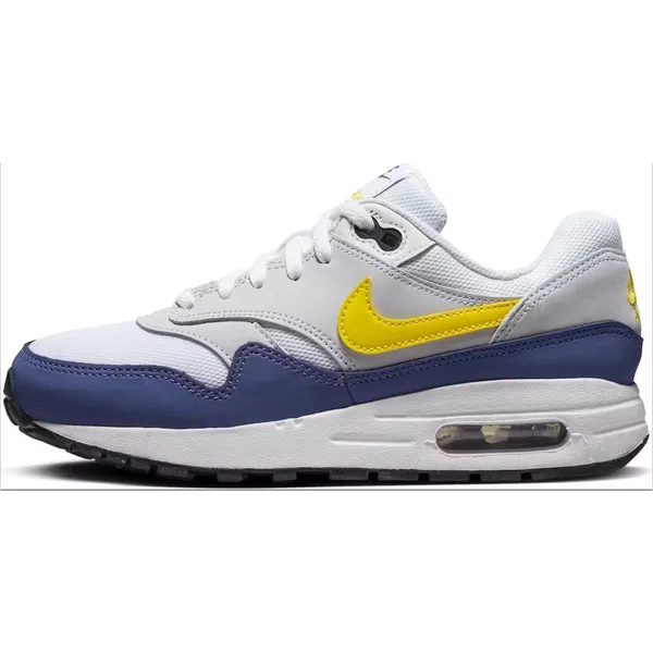 Nike Nike Air Max 1 - Sneakers - Wit/Geel/Blauw — vergelijk prijzen bij 1 winkel