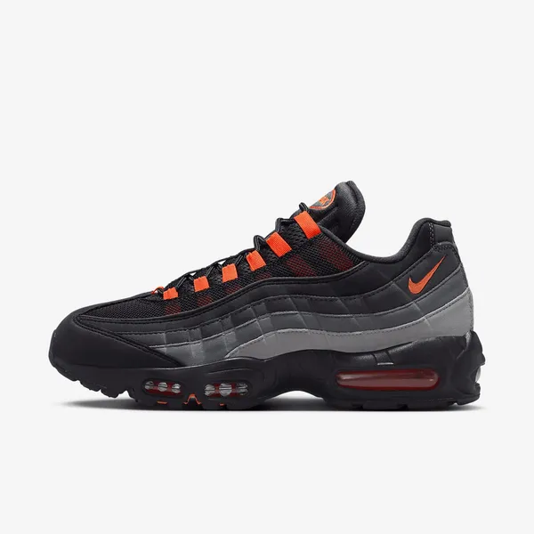 Nike Nike Air Max 95 - Maat 38.5 - Hyper Crimson / Zwart / Grijs - Sneakers Unisex - Doos Zonder Deksel
