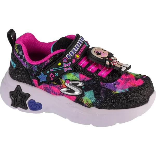 Skechers Skechers Snuggle Sneaks - Skech Squad 302214N-BKMT, voor meisje, Zwart, Sneakers,Sportschoenen, maat: 23