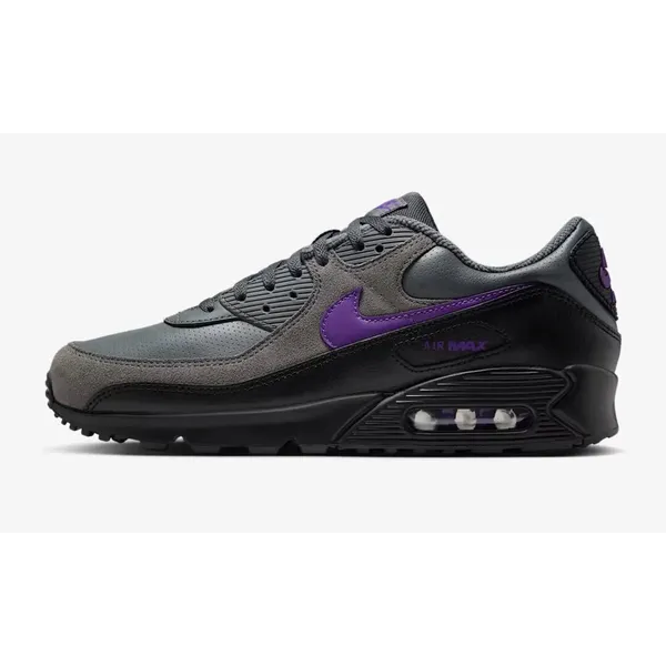 Nike Air Max 90 "Wild Grape" - Sneakers - Unisex - Maat 38.5 - Iron Grey/Zwart/Wit/Wild Grape