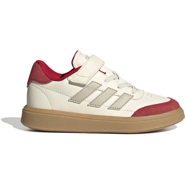 Adidas Courtblock Off White / Wonder Alumina / Better Scarlet