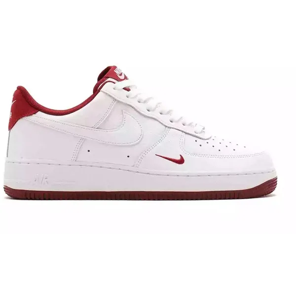 Nike Nike Air Force 1 '07 LV8 "White Team Red" - Sneakers - Unisex - Maat 47.5 - Wit/Rood