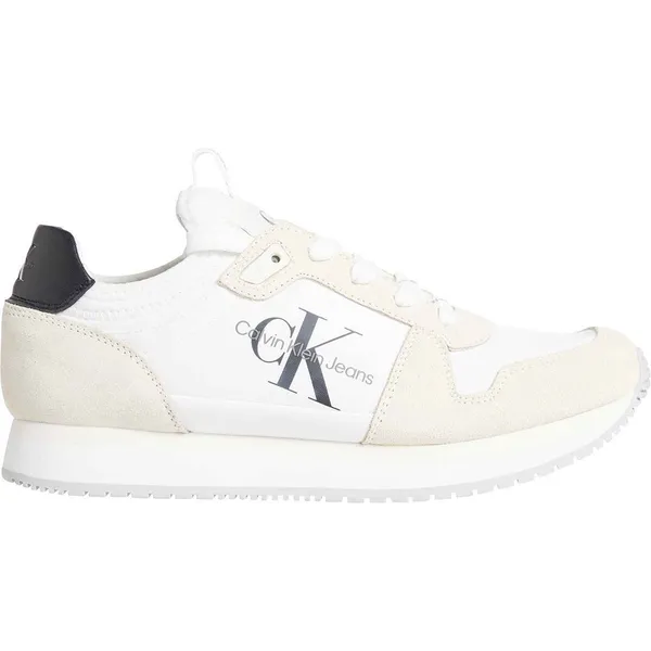Calvin Klein Calvin Klein Monogram Sneakers Casual Design Wo - White — vergelijk prijzen bij 1 winkel
