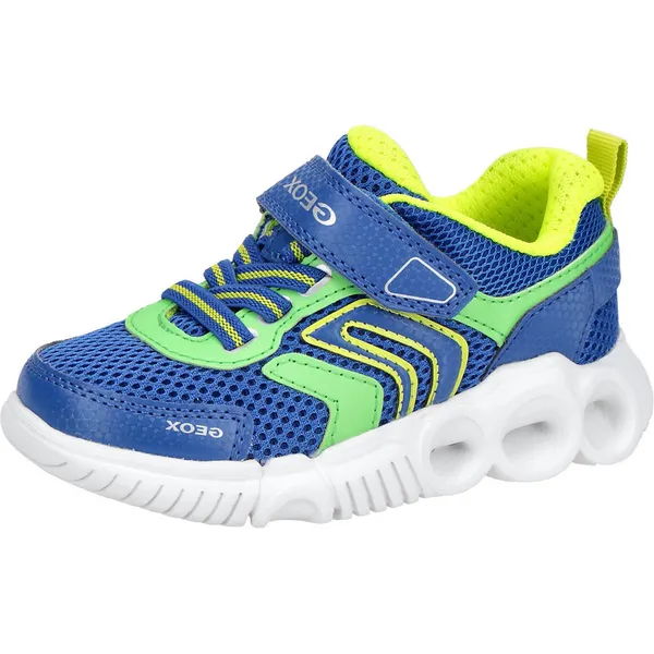 GEOX GEOX J WROOM LED-sneakers voor jongens J25GAB blauw/limoen — vergelijk prijzen bij 1 winkel