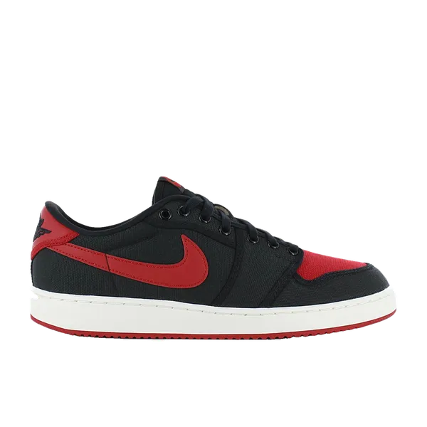 Nike Air Jordan Ajko 1 Low Bred Zwart-Rood, vergelijk prijzen bij 1 winkel