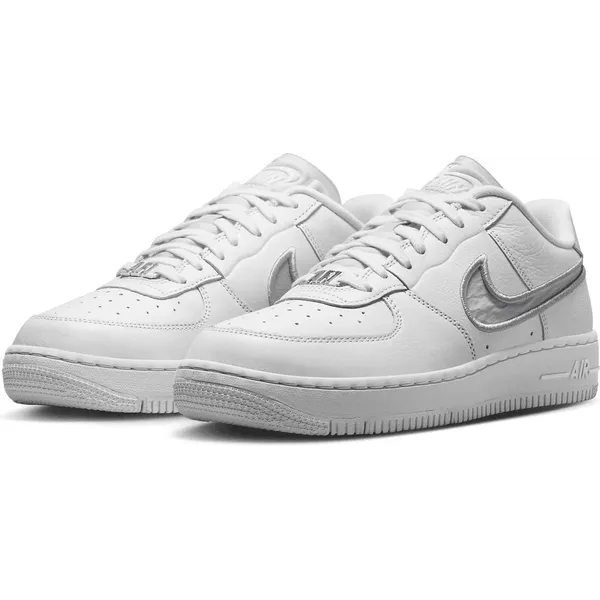 Nike Nike Air Force 1 Dance - Sneakers - Dames - Summit White/Metallic Zilver