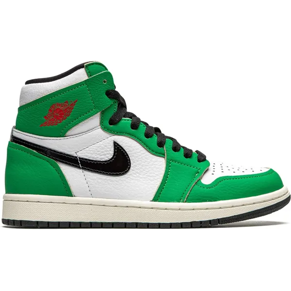 Nike Air Jordan 1 High OG Lucky Green/Black-White-Sail, foto 2 van 2