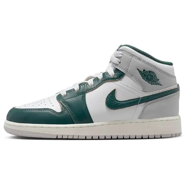 Jordan Jordan 1 Mid Groen Grijs - Maat 38.5 - Doos zonder deksel