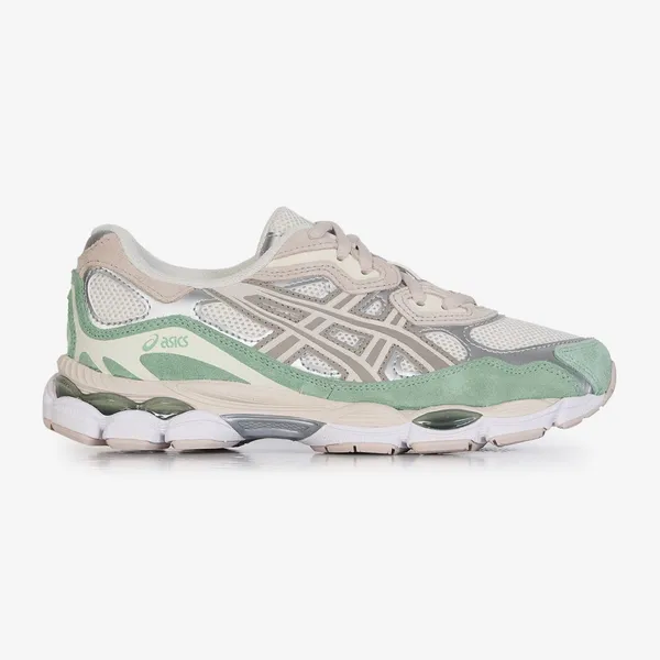 ASICS ASICS Gel-NYC Beige Green Cream Moonrock - maat EU 36 - 1203A859-100 - beige - groen - unisex - lage sneakers
