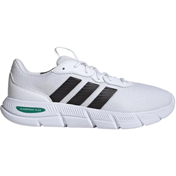 adidas adidas Cloudfoam Flex Laces Heren Sneaker HQ4852 Cloud White Core Black Court Green