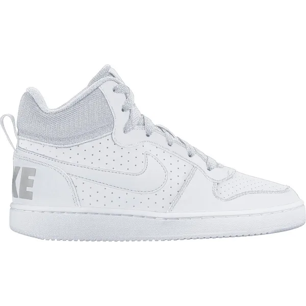 Nike Court Borough Mid White/White-White