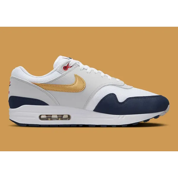 Nike Air Max 1 Odsidan Metallic Gold White