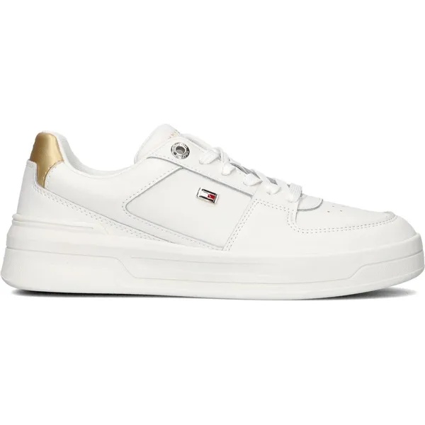 Tommy Hilfiger Tommy Hilfiger Essential Basket Sneaker Sneakers - Leer - Dames - Wit