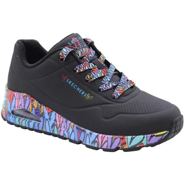 Skechers Skechers Sport Casual UNO RAVAGED LOVE Sneakers Vrouw 177918 BKMT