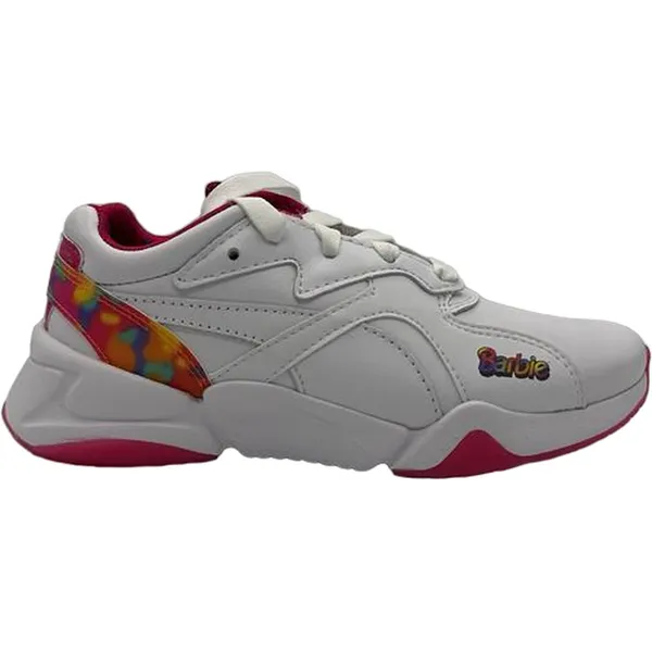 PUMA PUMA Nova X Barbie FL - Sneakers - Kinderen - Meisjes - Wit/Roze