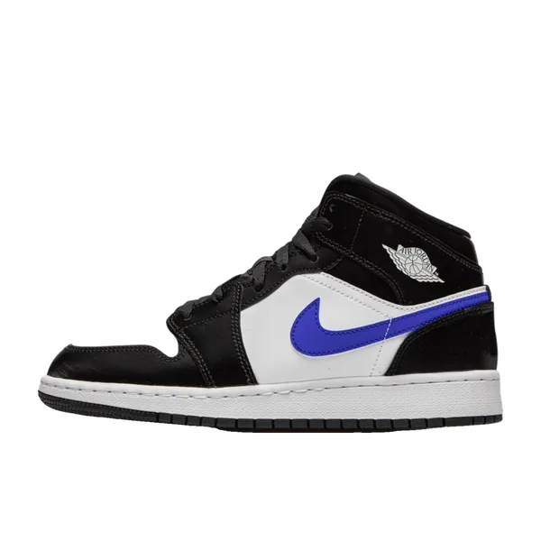 Nike Air Jordan 1 Mid Racer Blue Zwart/Wit/Paars, vergelijk prijzen bij 2 winkels